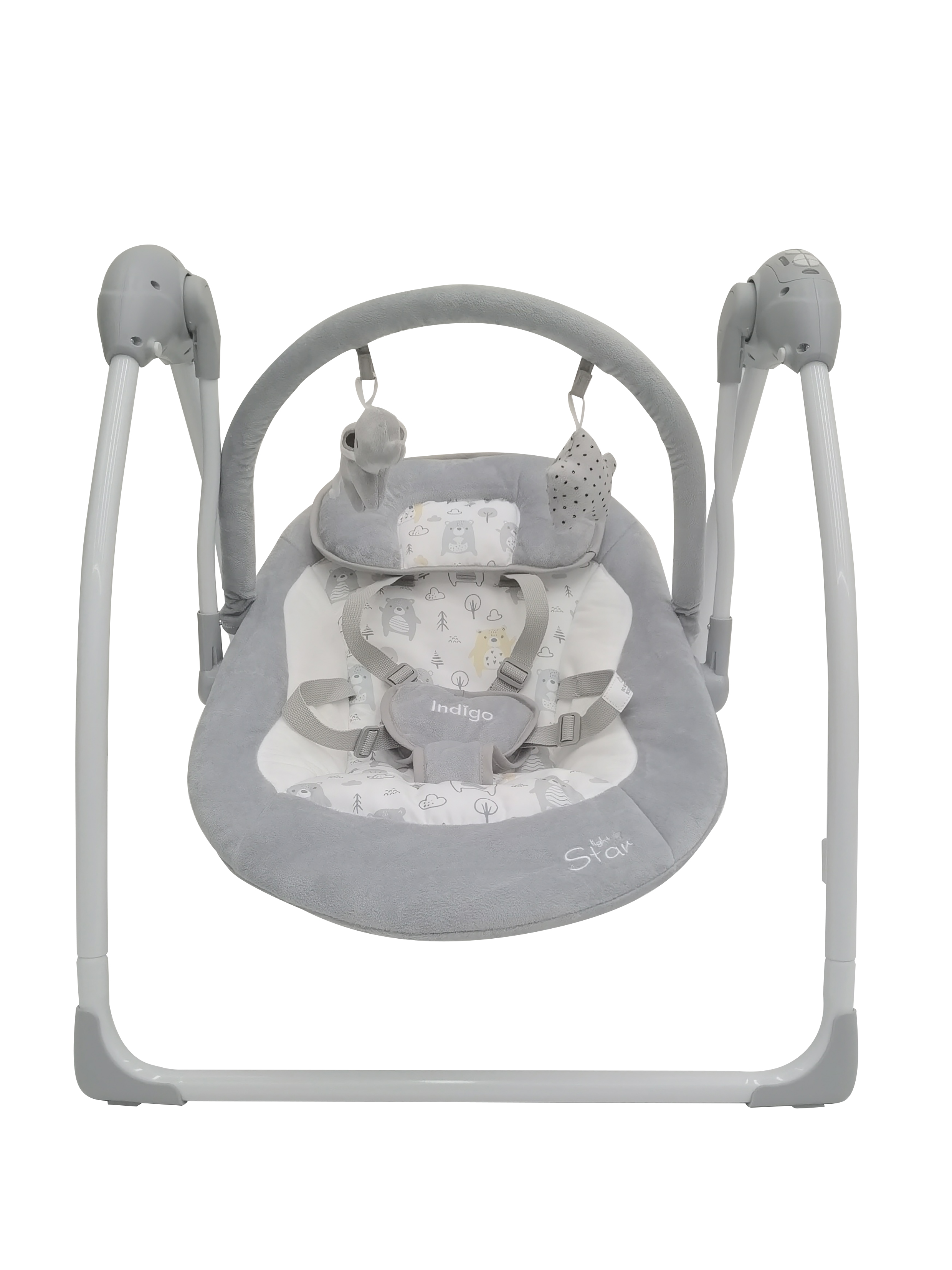 Качели Indigo Star light серый - фото 2