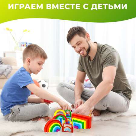 Игрушка Alatoys пирамидка Монтессори в ассортименте