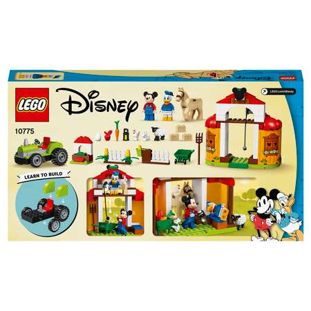 Конструктор LEGO Mickey and Friends Ферма Микки и Дональда блочный