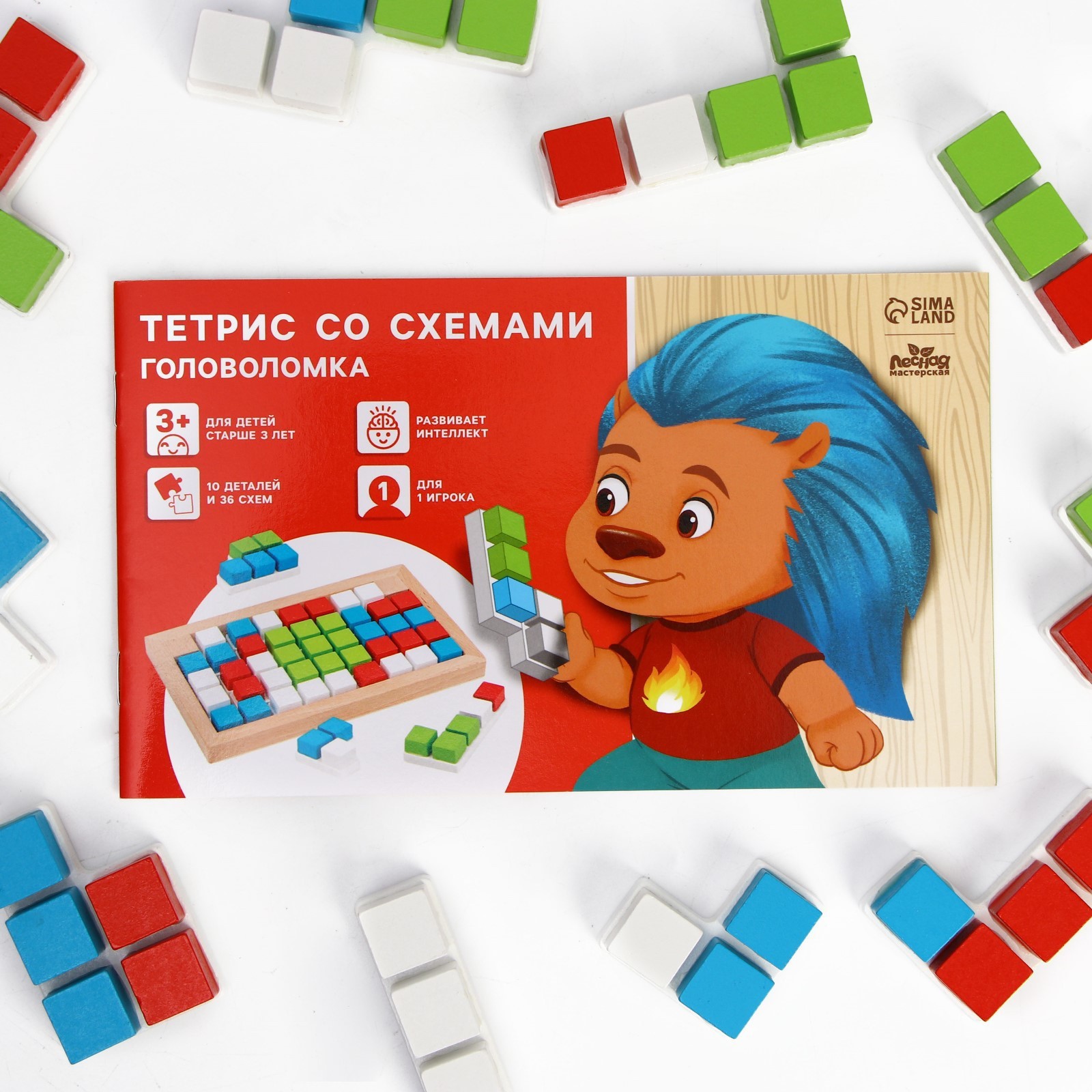 Настольная игра Лесная мастерская Тетрис - фото 6