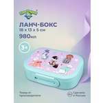 Ланчбокс Пластишка с декором 18x13x5 см 980 мл