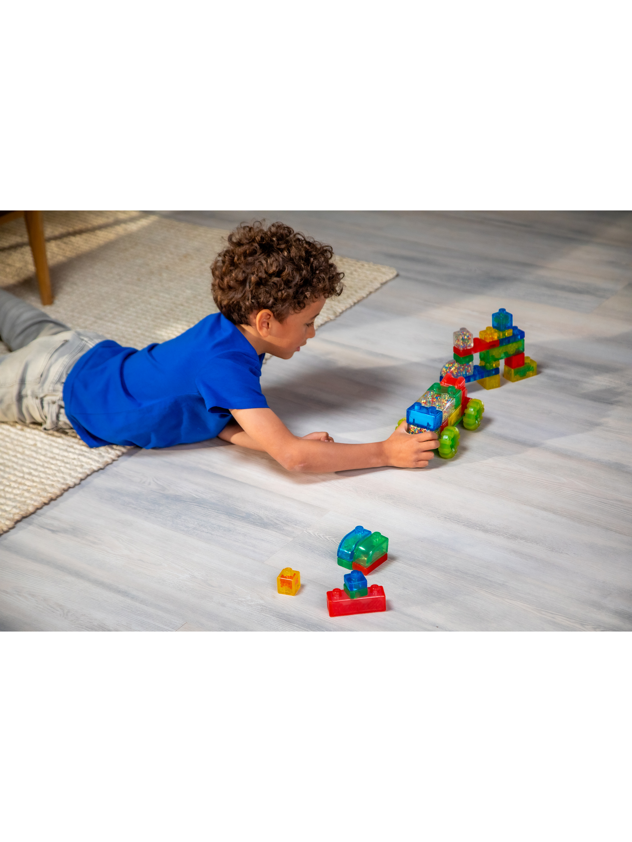 Конструктор Jelly Blox Набор грузовик с колесами мягкий 35 дет. - фото 13