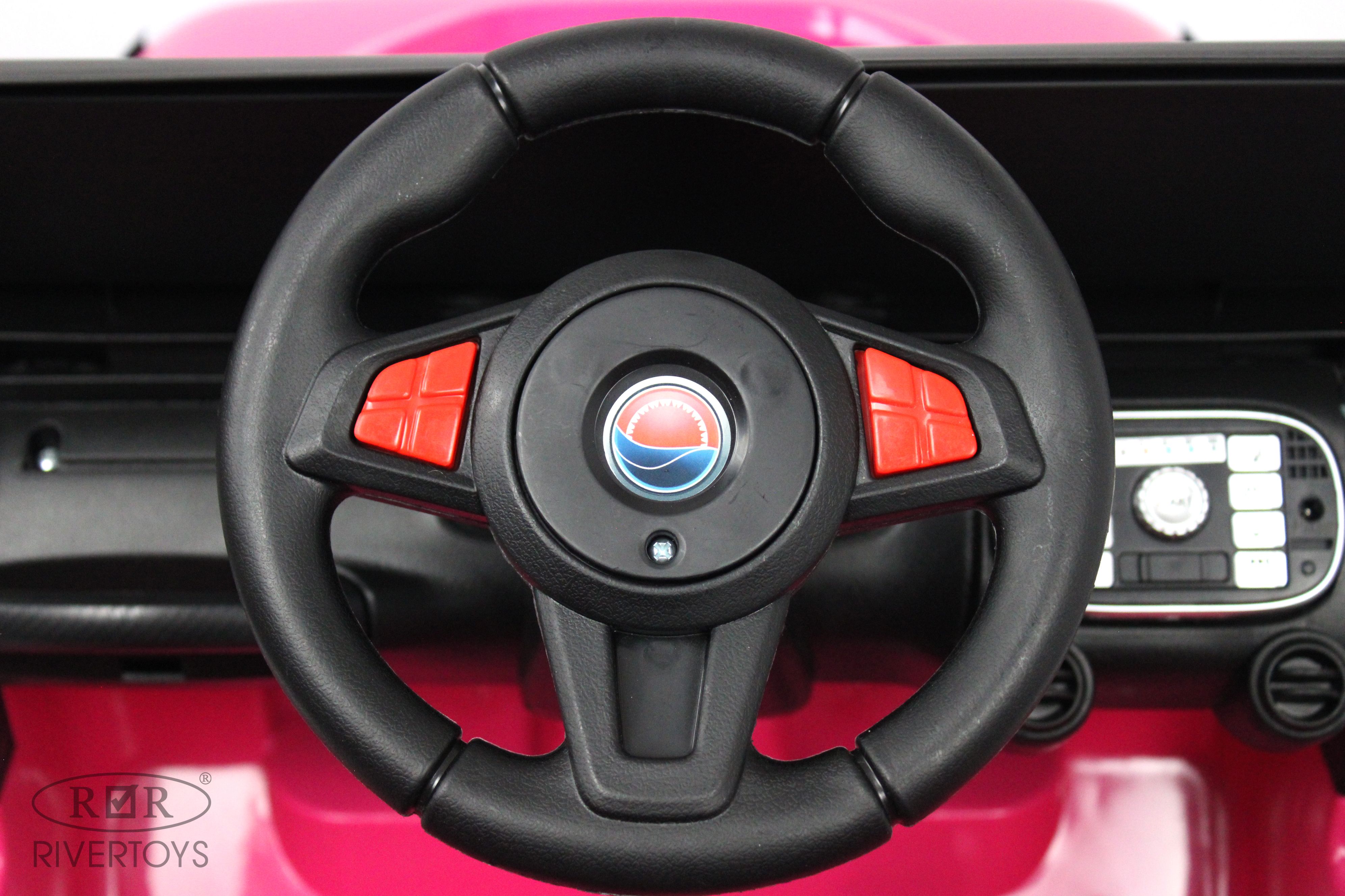 Электромобиль RIVERTOYS T222TT-4WD-PINK С пультом ДУ - фото 11