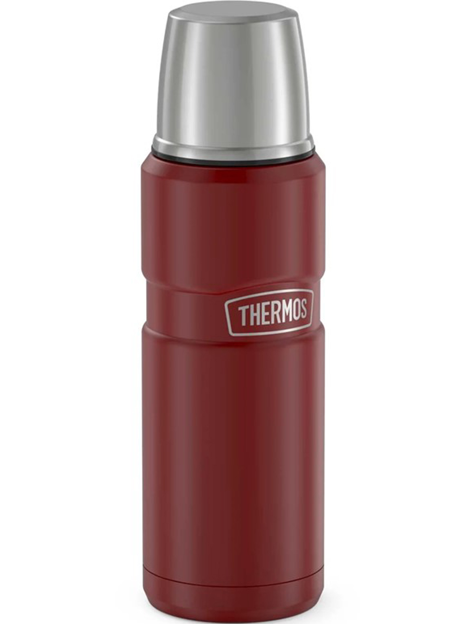 Термос для кофе чая 470 мл THERMOS KING-2000 кармино-красный – нержавеющая сталь герметичный тепло/холод 12/24 часа - фото 7
