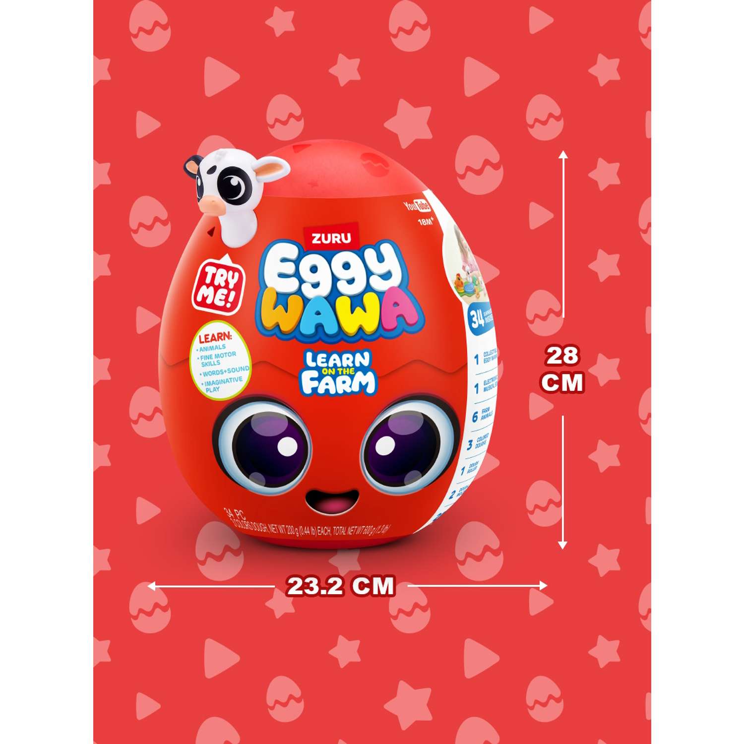 Игровой набор EGGYWAWA Farm animals - фото 3