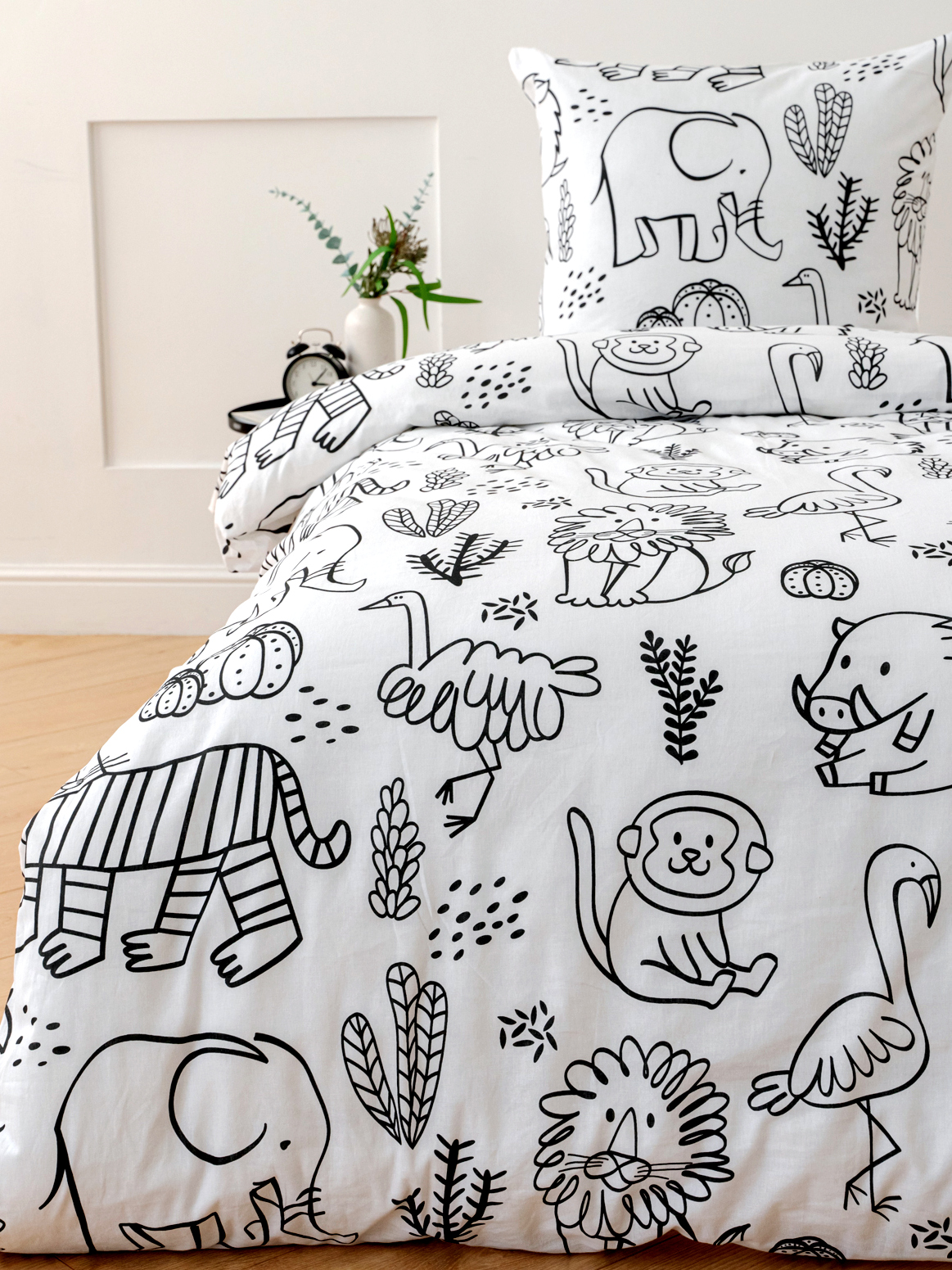 Комплект постельного белья Павлинка Звери полутораспальный - фото 2