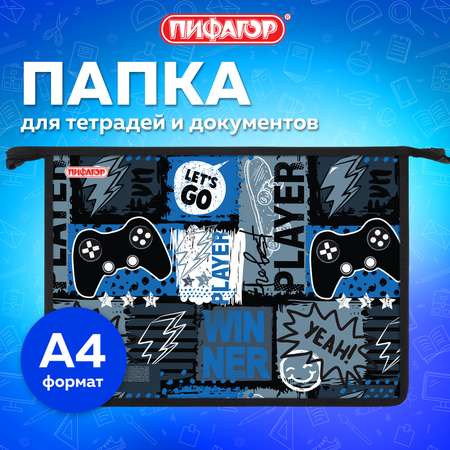 Папка для тетрадей Пифагор А4