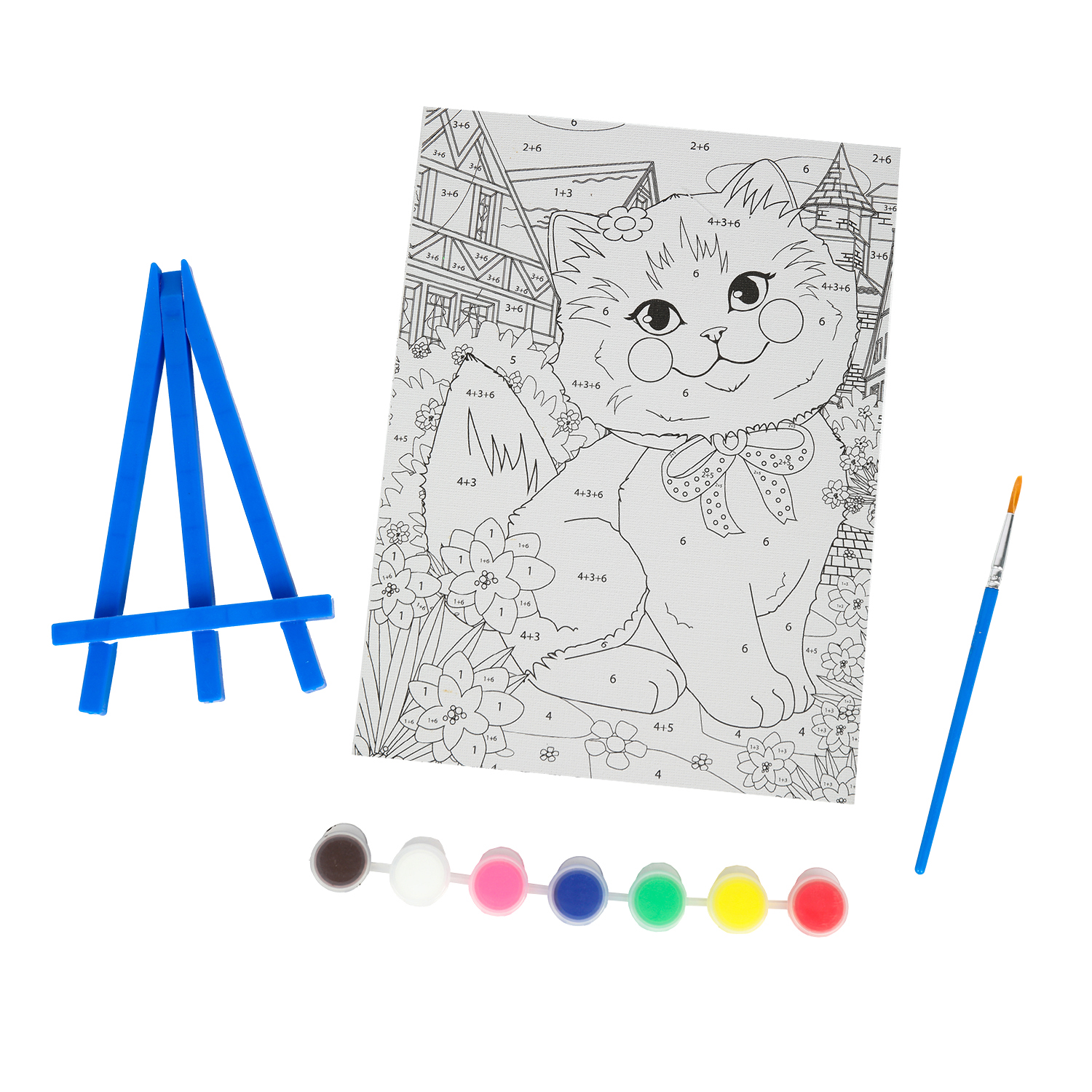 Картина по номерам Multiart Милая кошечка - фото 2