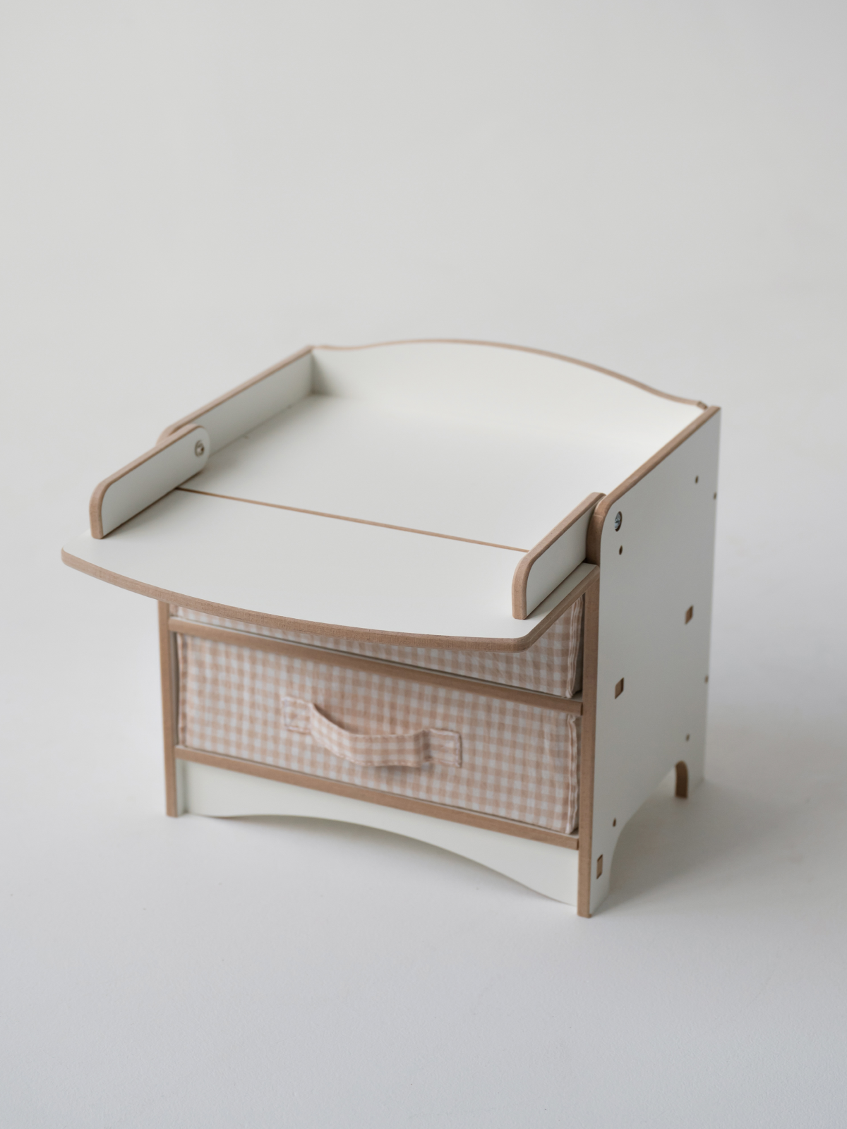 Аксессуар для кукол Pema kids шкаф, кукольный интерьер 475736 Комод кукольный (Белый) ЛМДФ - фото 12