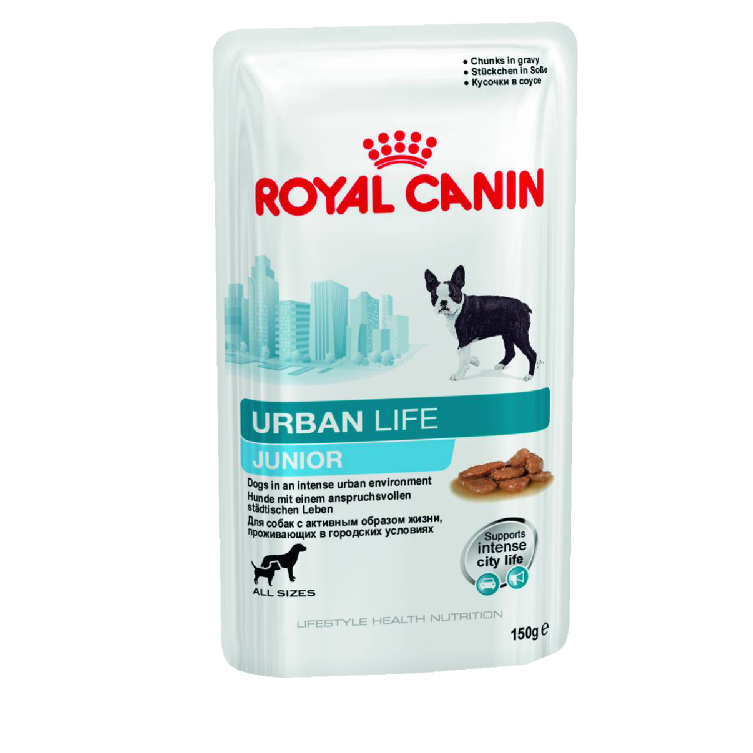 Корм для щенков ROYAL CANIN Urban Life Junior пауч 150г - фото 1