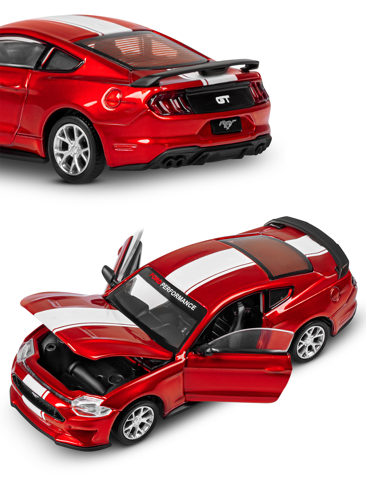 Автомобиль AUTODRIVE Ford Mustang Сборная модель 1:42 JB1251641 - фото 16
