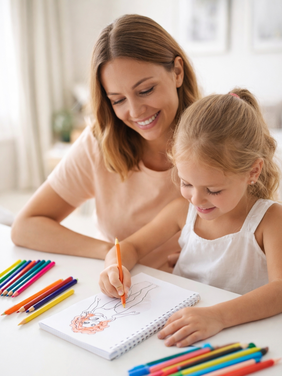 Раскраска Fashion Vector Design с бумажной куклой с одеждой для вырезания - фото 8