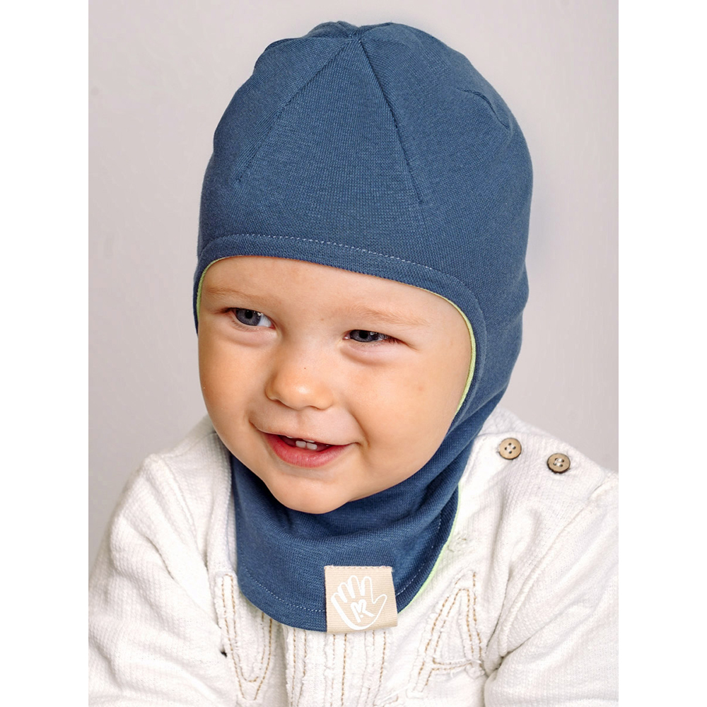 Шапка-шлем ПриКиндер U-A_221079 Цвет: Темно-синий/мята - фото 9