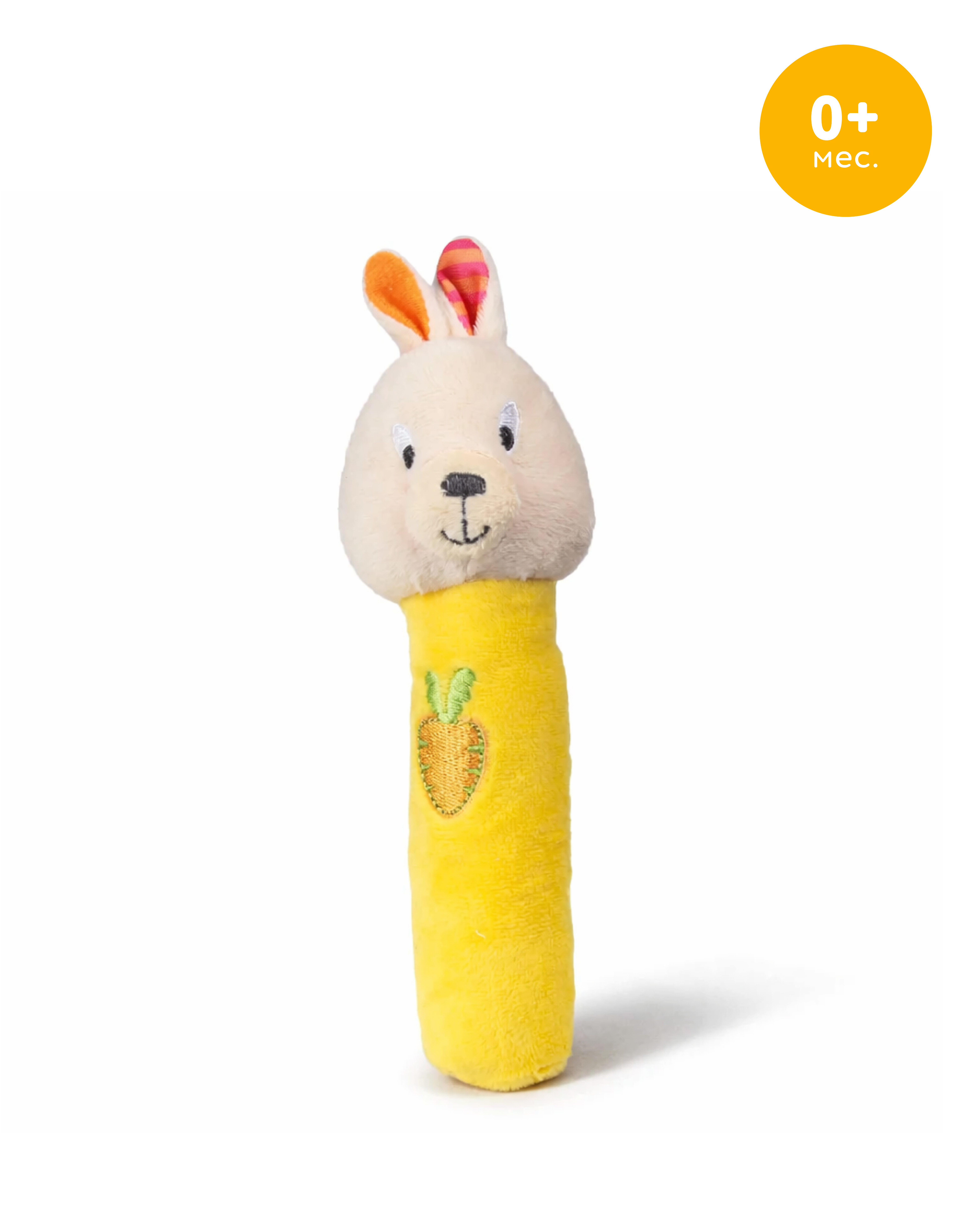 Изображение товара Мягкая яркая погремушка BabyGo Кролик для малышей от 3 месяцев Изображение товара Мягкая яркая погремушка BabyGo Кролик для малышей от 3 месяцев