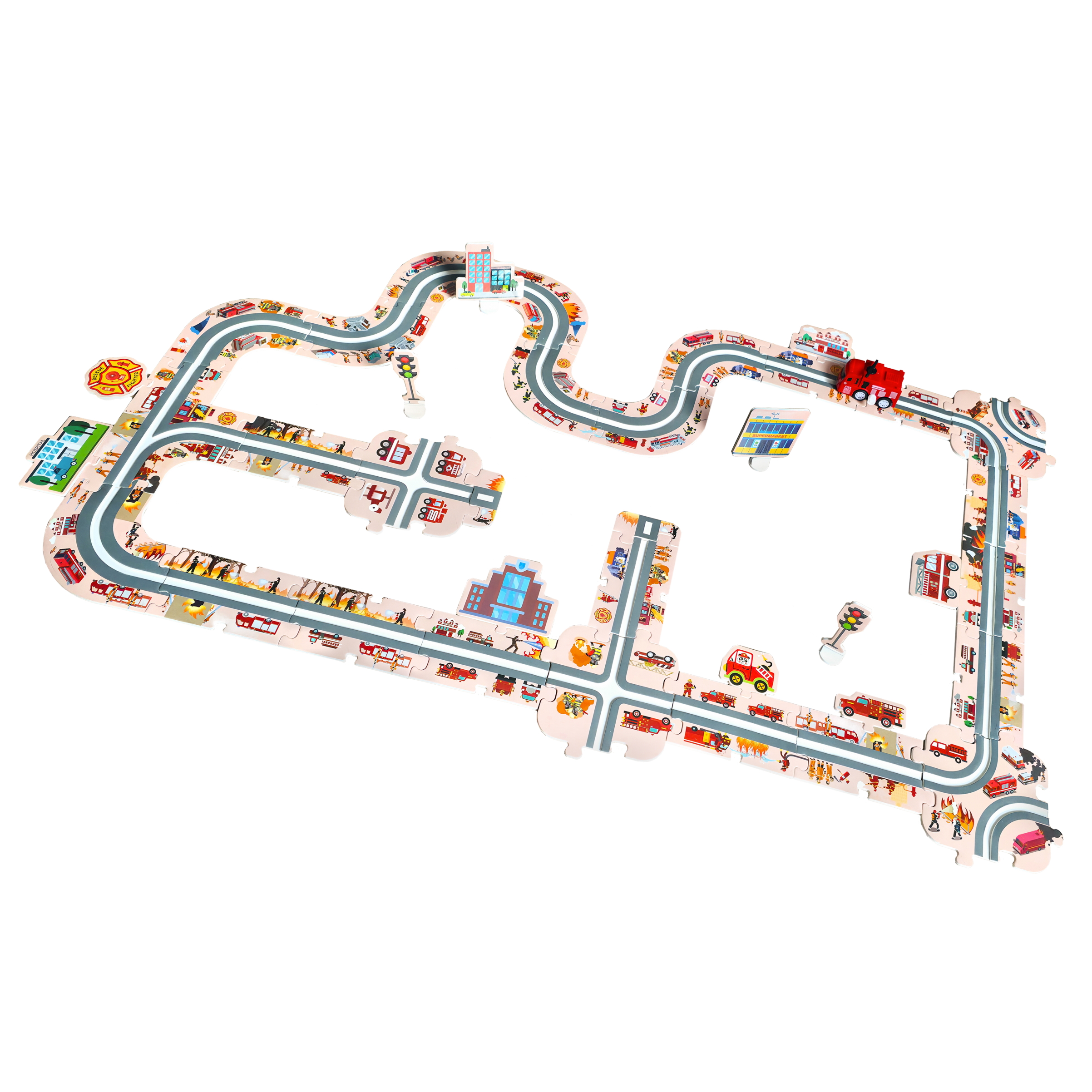 Трек 1TOY Пожарная машина Т26772 - фото 11