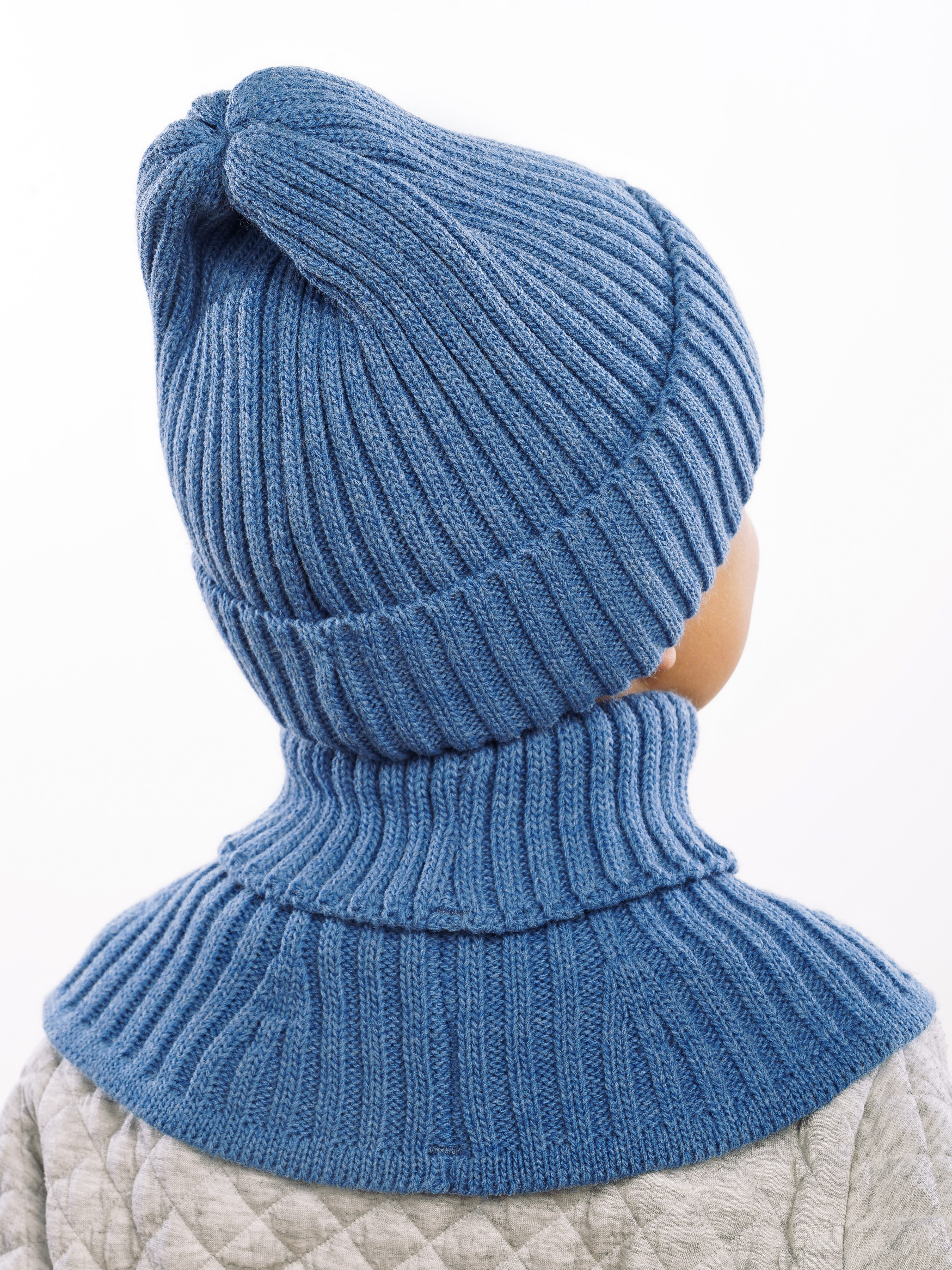 Шапка и снуд ПриКиндер U-W_233979 Цвет: Джинс - фото 12