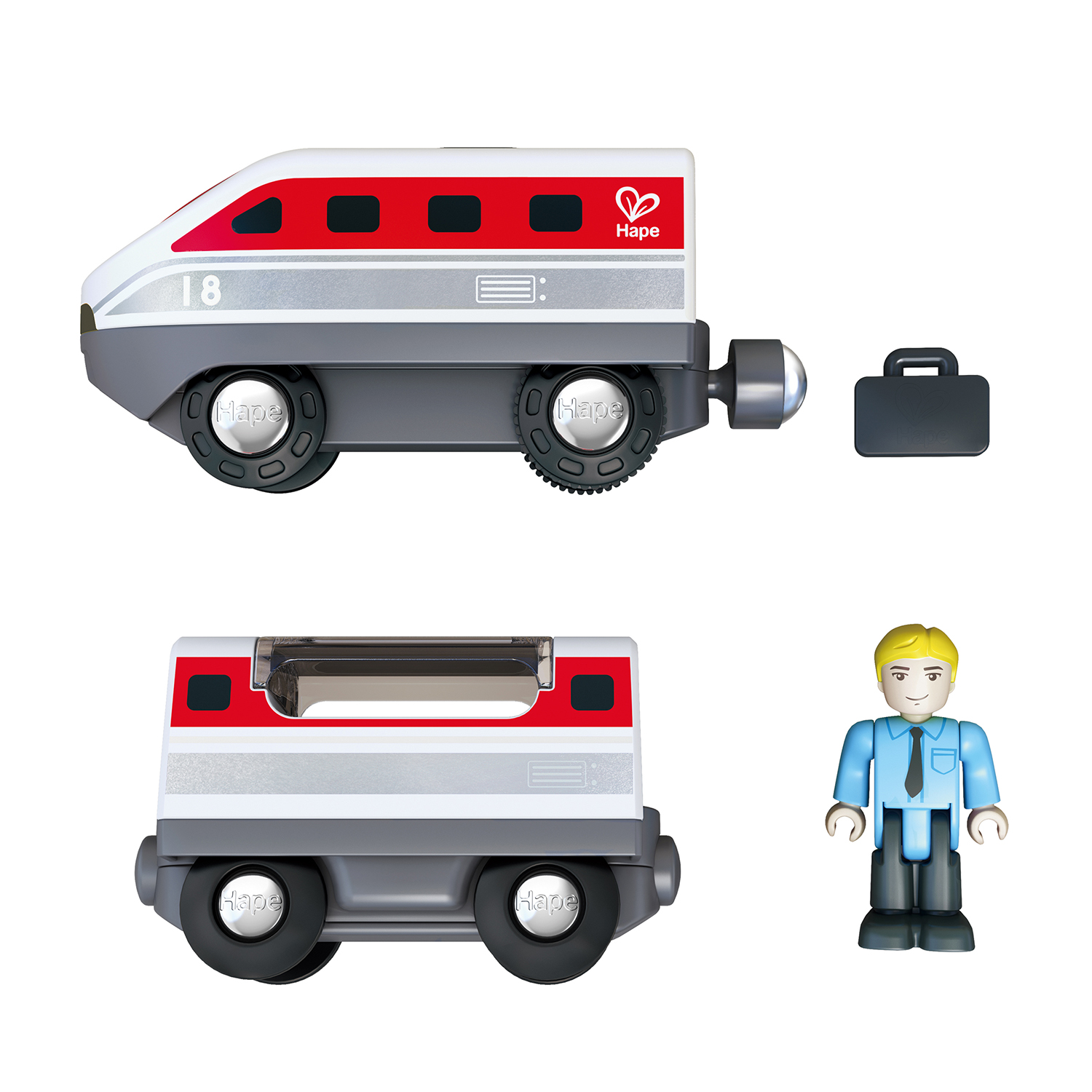 Набор железнодорожный Hape E3774_HP - фото 4