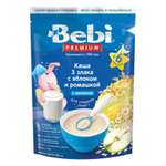 Молочная каша Bebi Premium 3 злака с яблоком и ромашкой