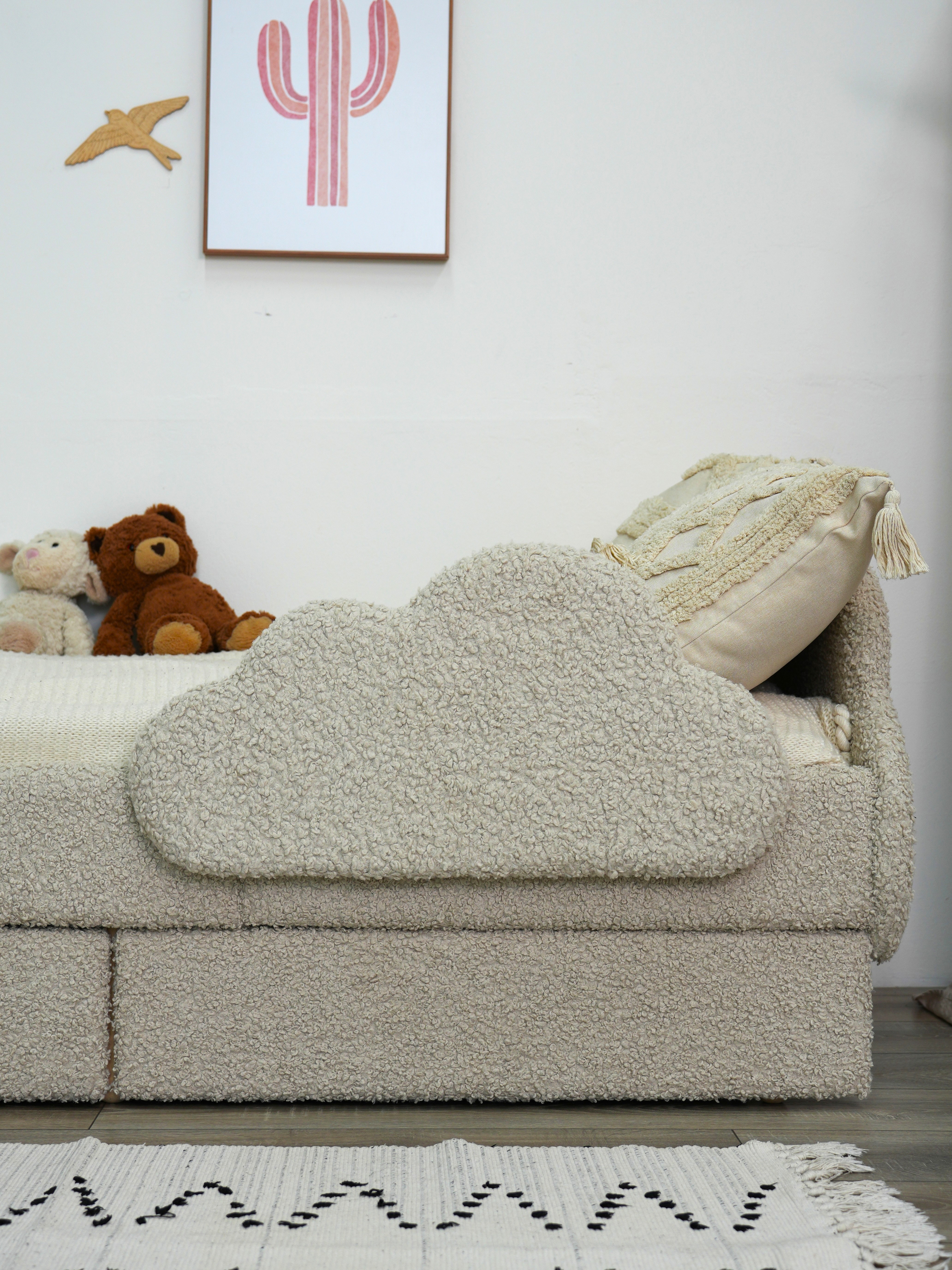 Детская кровать Облако,Премиум Букле 160х80 - фото 12