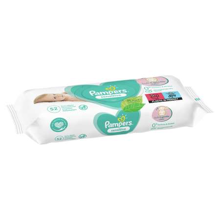Влажные салфетки Pampers Sensitive 52 шт.