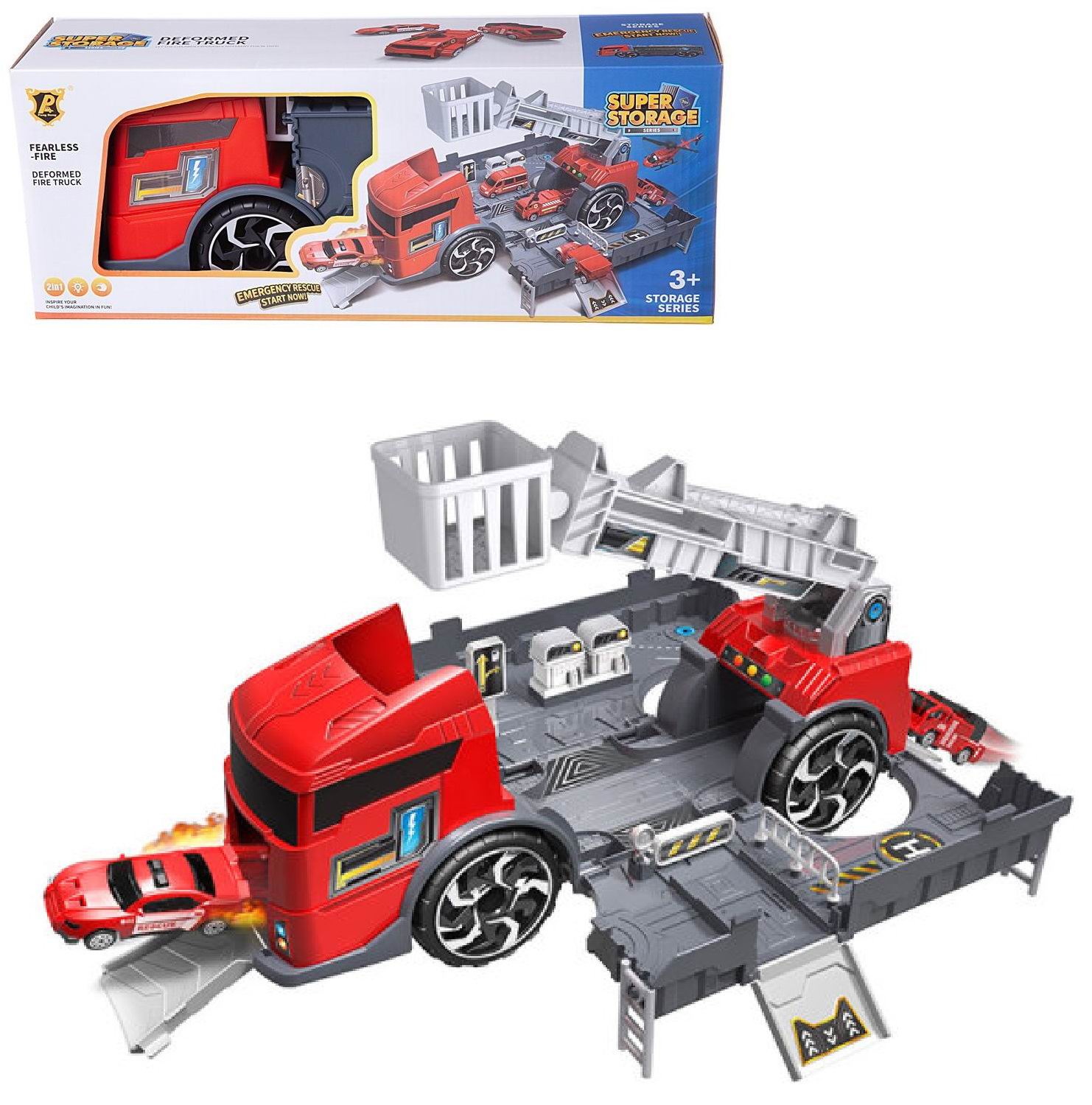 Игровой набор Junfa Пожарная станция P904-A - фото 4