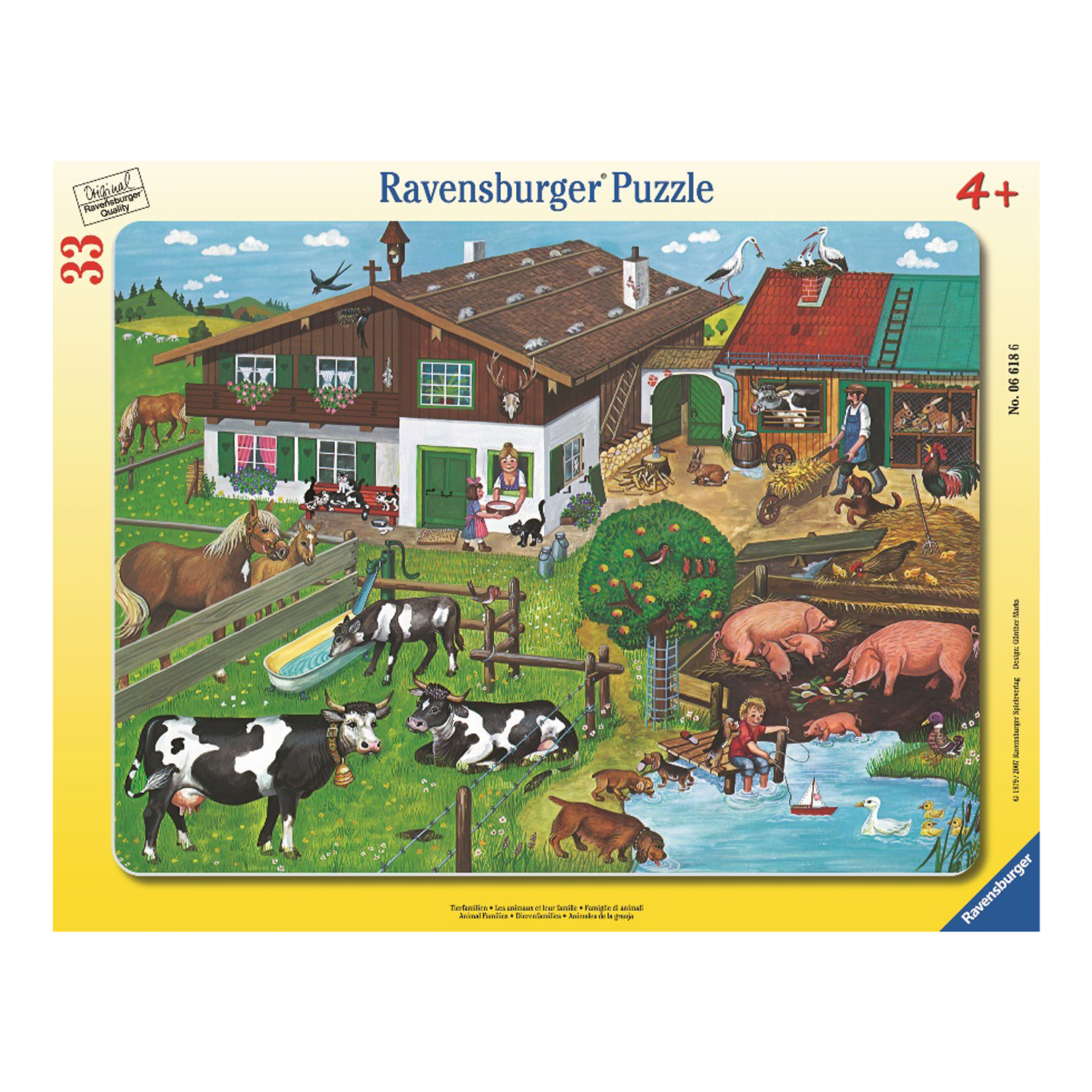 Пазл Ravensburger классический в ассортименте - фото 1