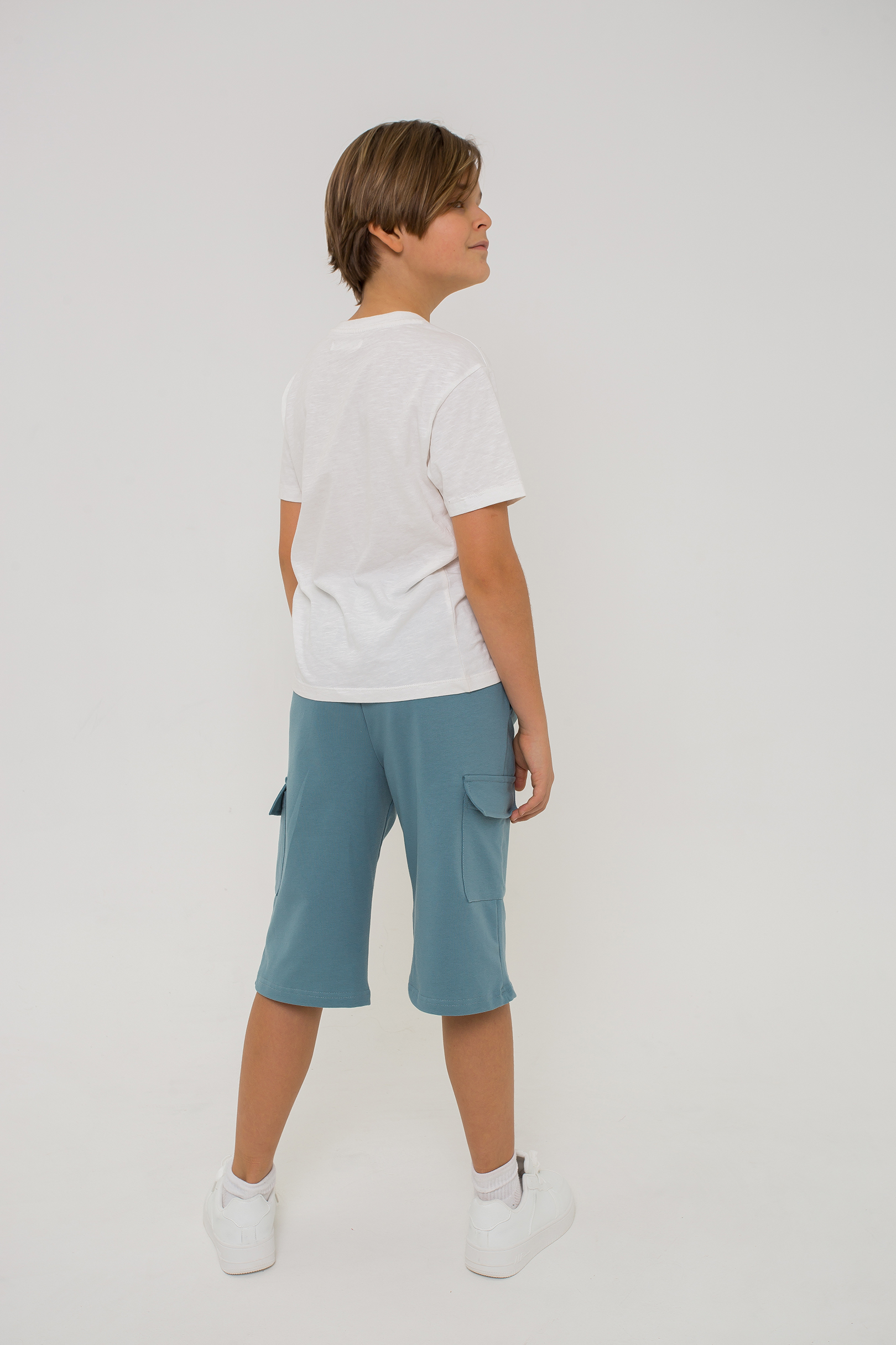 Бриджи Marishachildrenstyle БМ-137-серый - фото 12