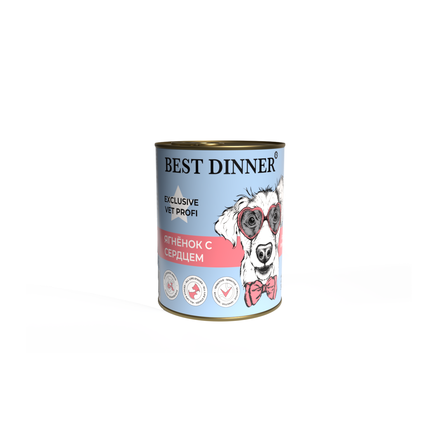 Корм для собак Best Dinner 0.34кг Exclusive Vet Profi Gastro Intestinal ягненок с сердцем - фото 1
