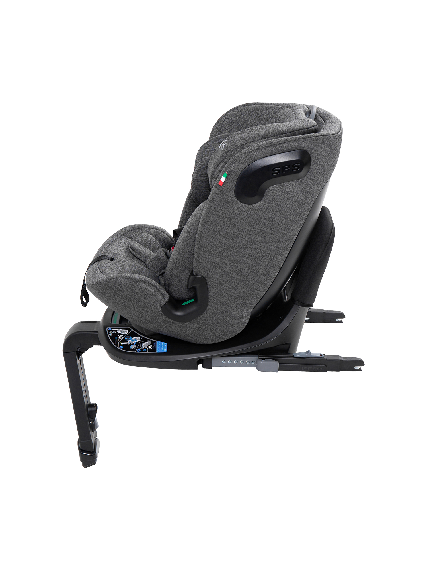 Автокресло Sweet Baby Voyager P12 Pro Grey Isofix 0+/1/2/3 (0-36 кг) серый - фото 25