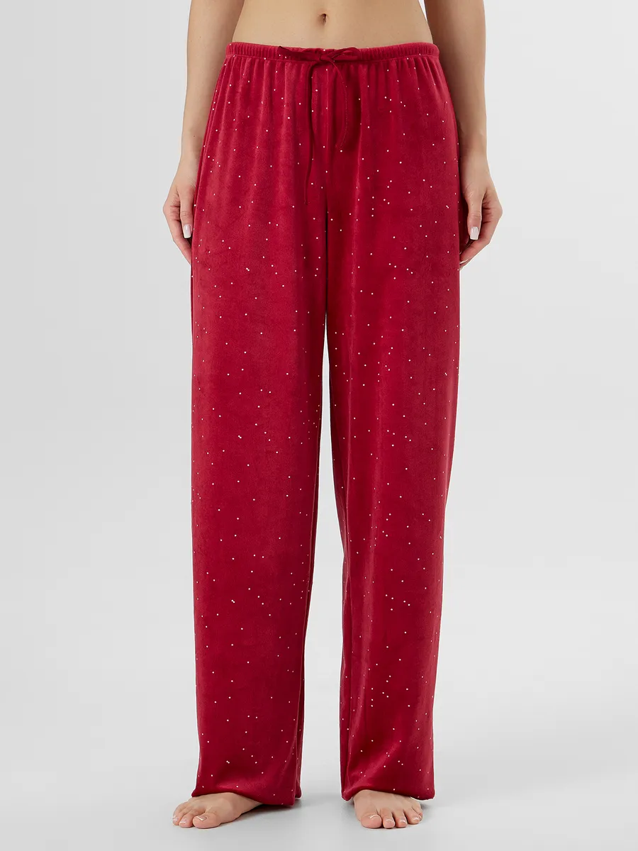 Пижама Mark Formelle (Марк Формэль) 592561/белый горошек на т.красном - фото 8