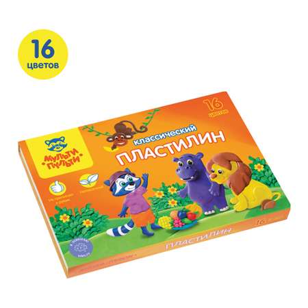 Пластилин Мульти Пульти 16 цв.