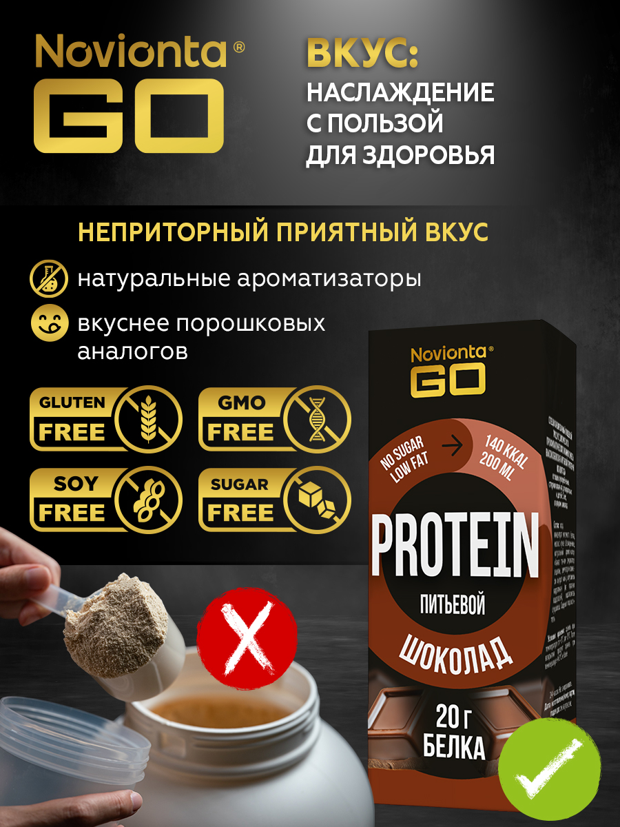 Готовый протеин сывороточный . набор 3 вкуса, 6 порций - фото 3