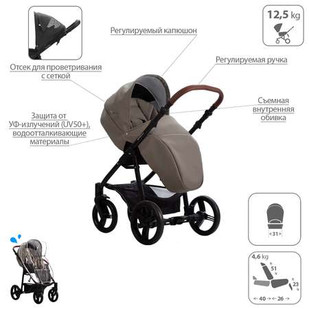Коляска 2в1 Bebetto Kitelli PRO