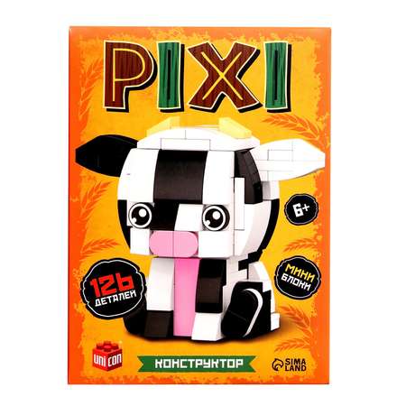 Конструктор Unicon PIXI Коровка 126 дет.