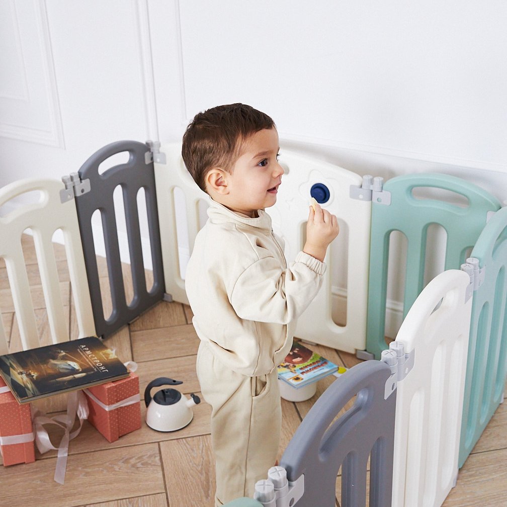 Манеж ширма UNIX Kids Simple Color PPSI12GGW/PPBH3W - фото 13
