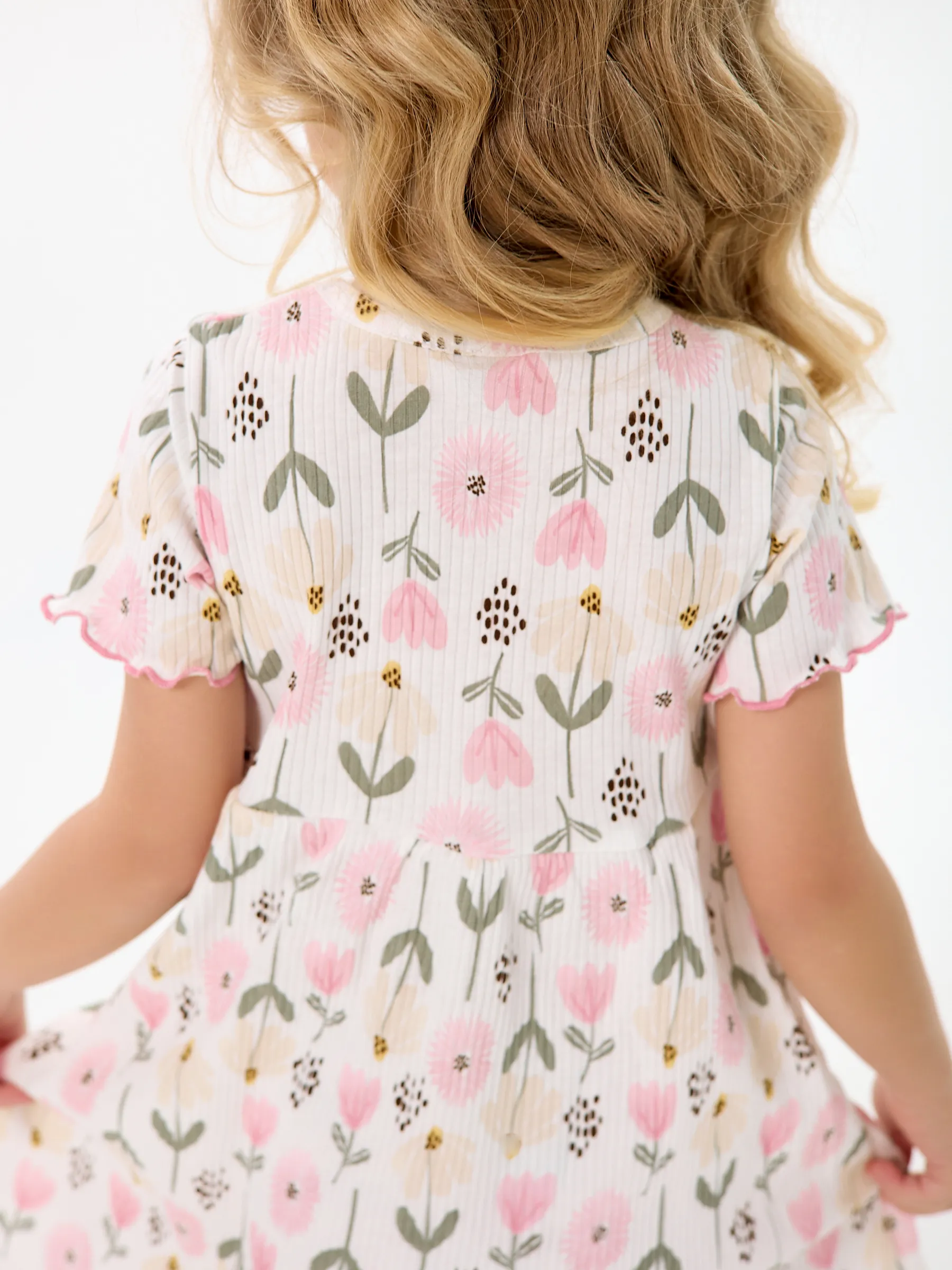 Платье YAXX 007--Платье цветы/белый (Л) - фото 4