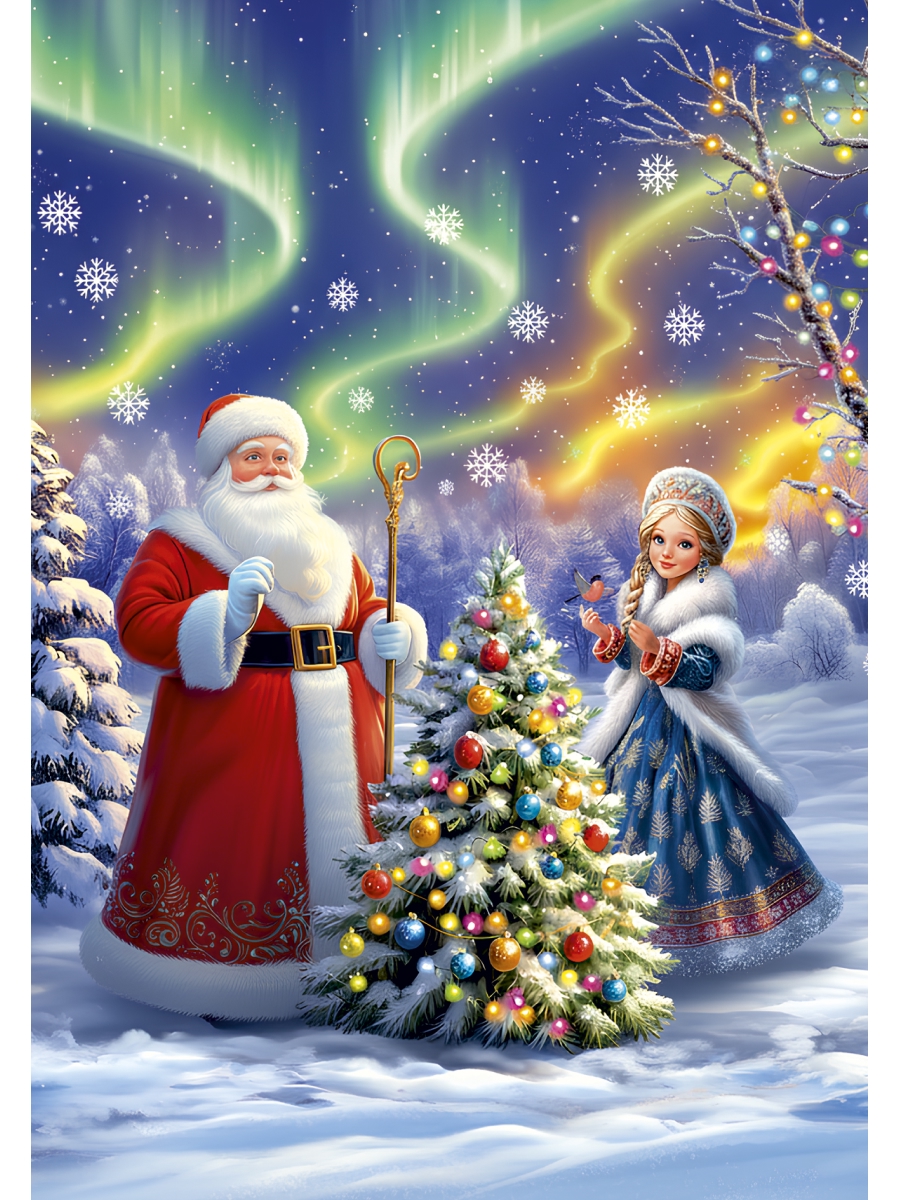 Блокнот Prof-Press Новогодние открытки 32 лист. - фото 19