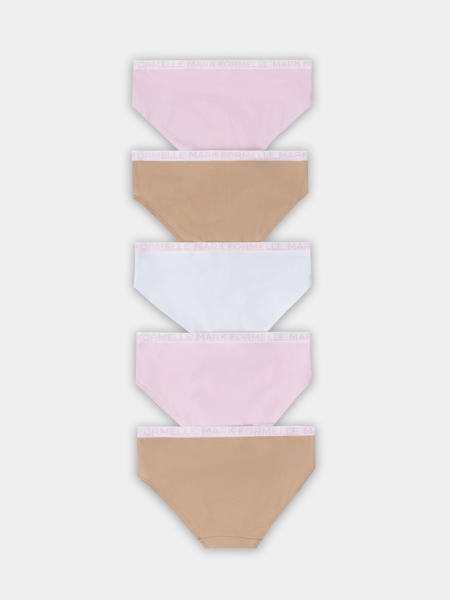 Трусы 5 шт Mark Formelle (Марк Формэль) 417749-5/обжаренный миндаль +печать - фото 2