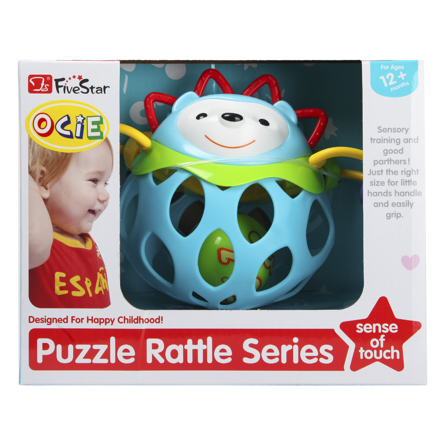 Игрушка Ocie погремушка Ежик - фото 8