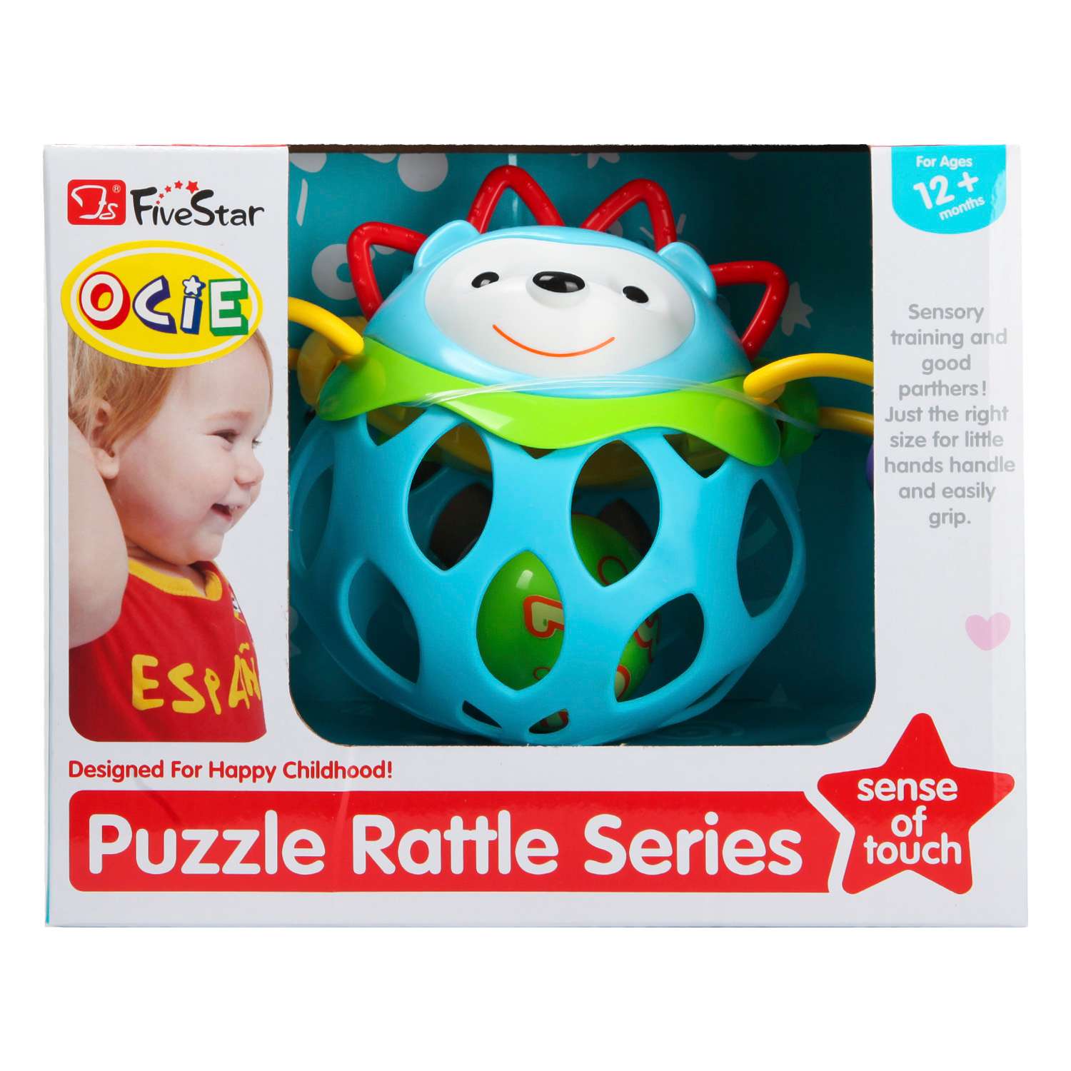 Игрушка Ocie погремушка Ежик - фото 8