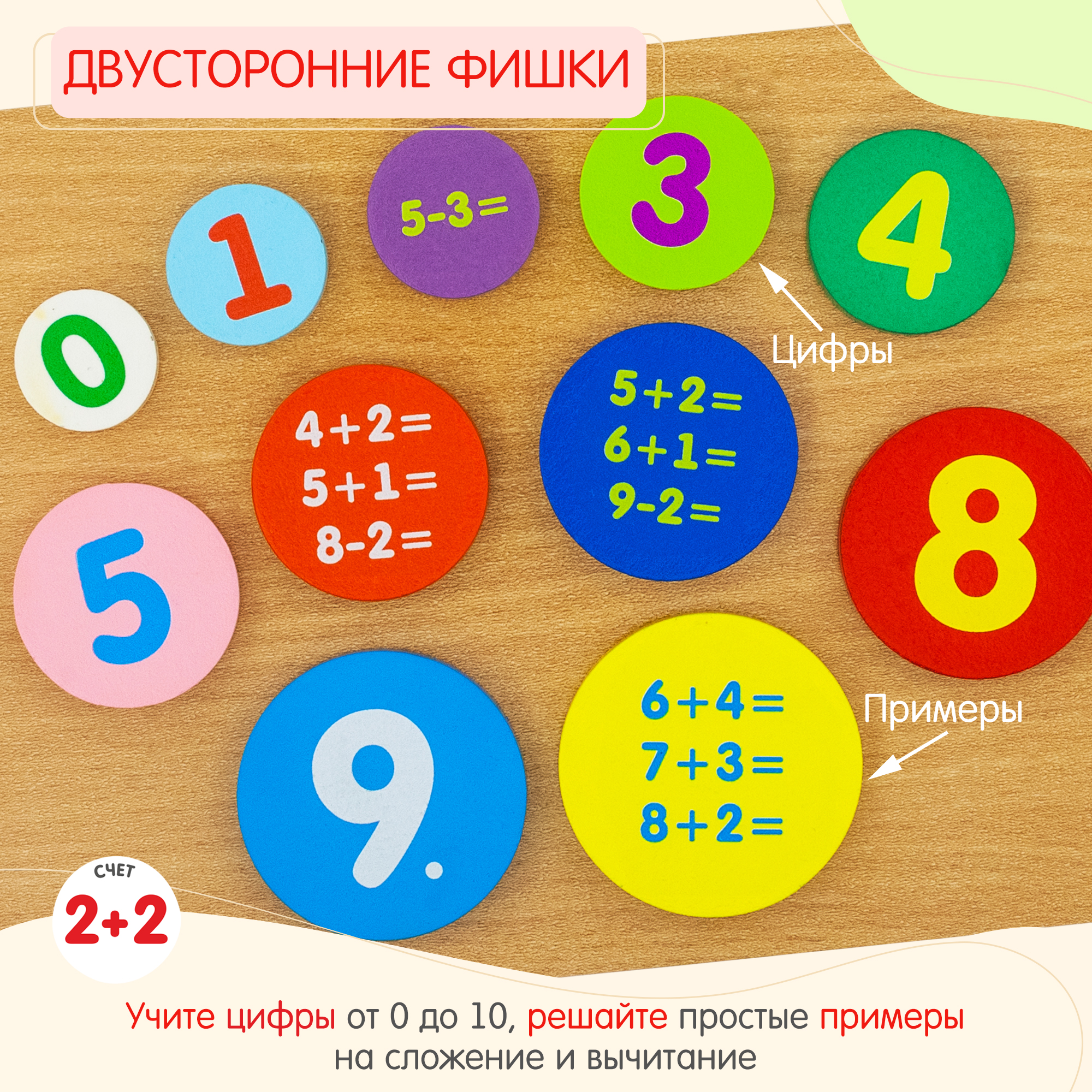 Игрушка Alatoys сортер Веселая арифметика - фото 4