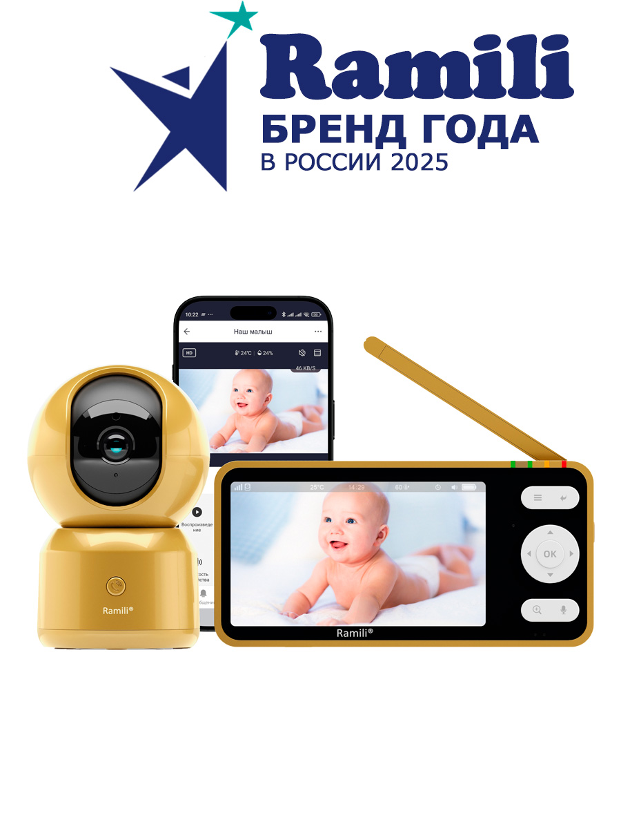 Видеоняня Ramili c монитором WiFi и без - фото 13