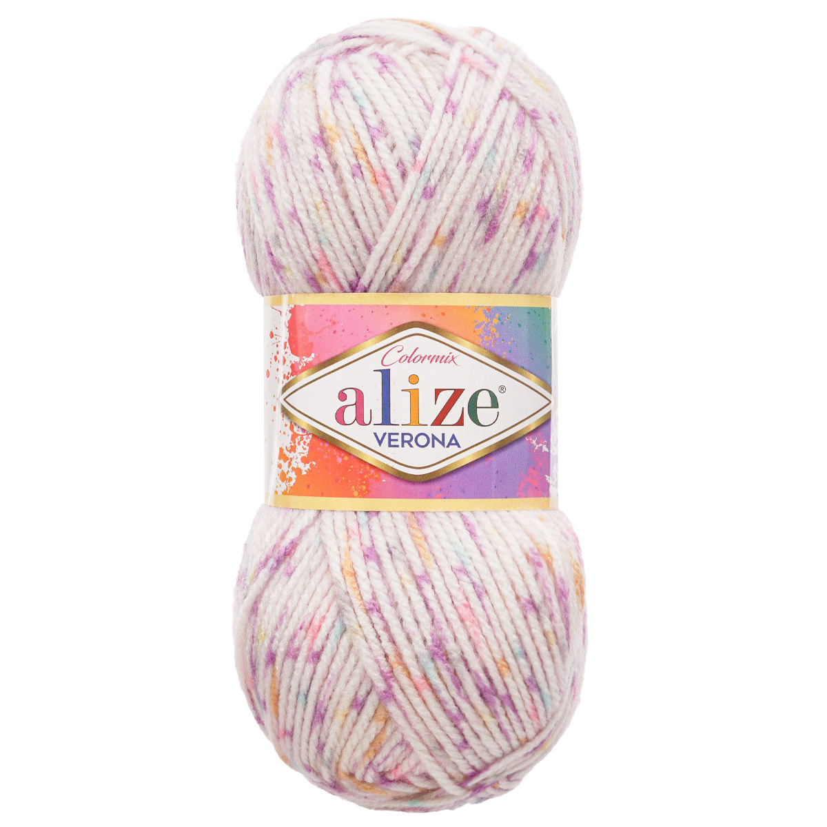 Пряжа для вязания Alize verona 100 гр 210 м демисезонная мягкая aкрил цвет 7697 5 мотков - фото 1