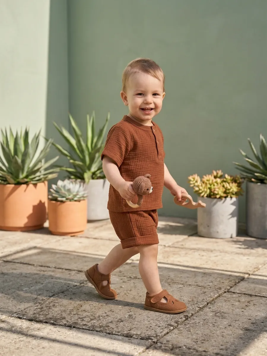 Костюм Супер Пупс кост/мус/рубшорты/шоколад - фото 10