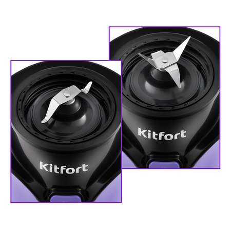 Блендер «‎3 в 1» KITFORT КТ-3034-1 фиолетовый