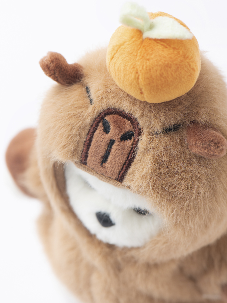 Мягкая игрушка TeddyTales Мишка Lina в костюме Капибары - фото 2