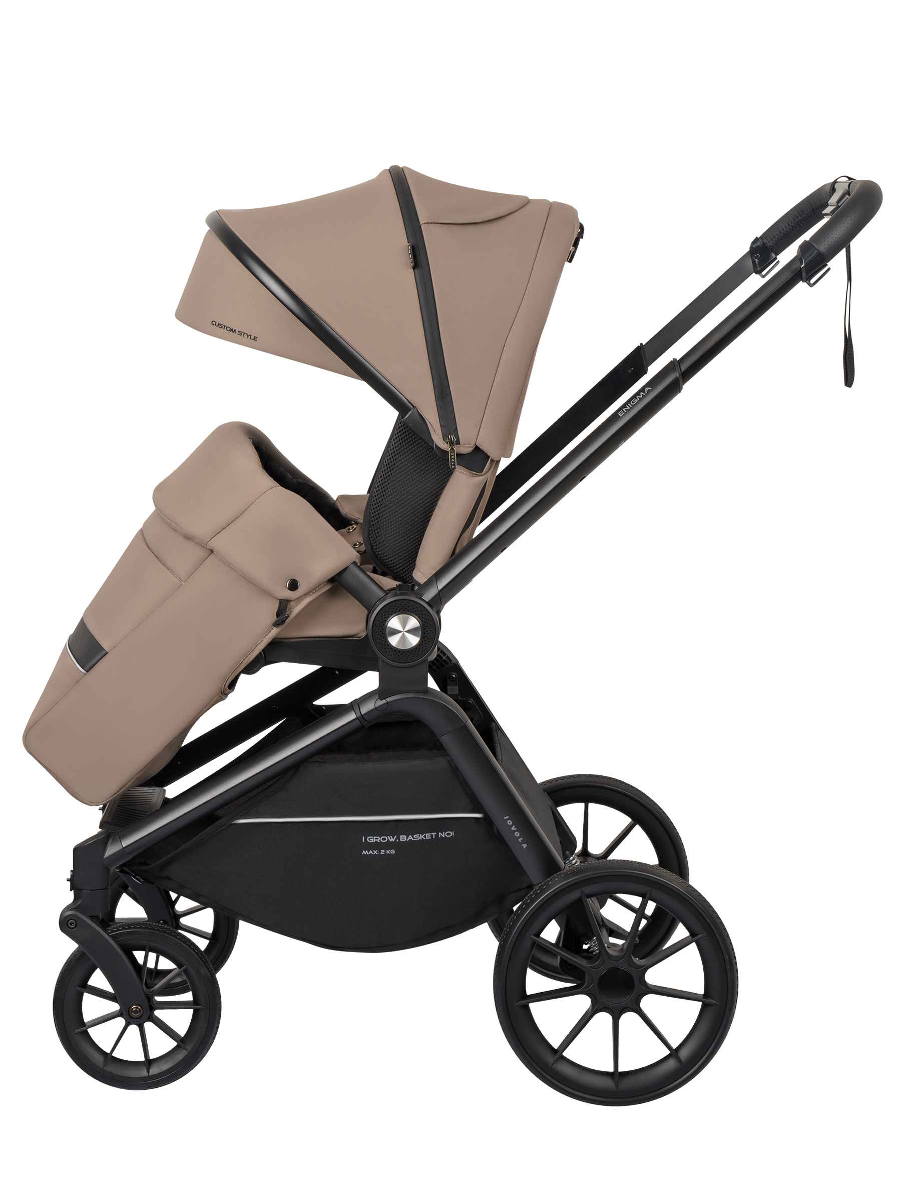 Коляска 3в1 JOVOLA Enigma коричневый - фото 31