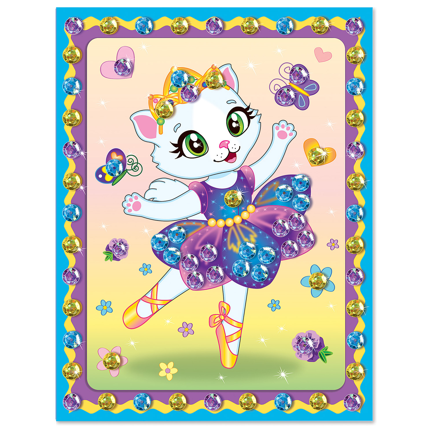 Картина из страз КЛЕVЕР Фиалочка Пуантики - фото 2