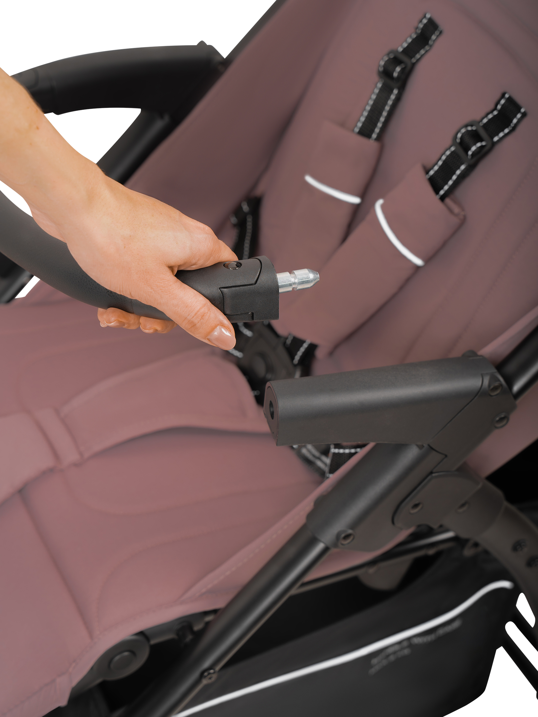Коляска прогулочная JOVOLA SELENA 2026 всесезонная розовый - фото 14