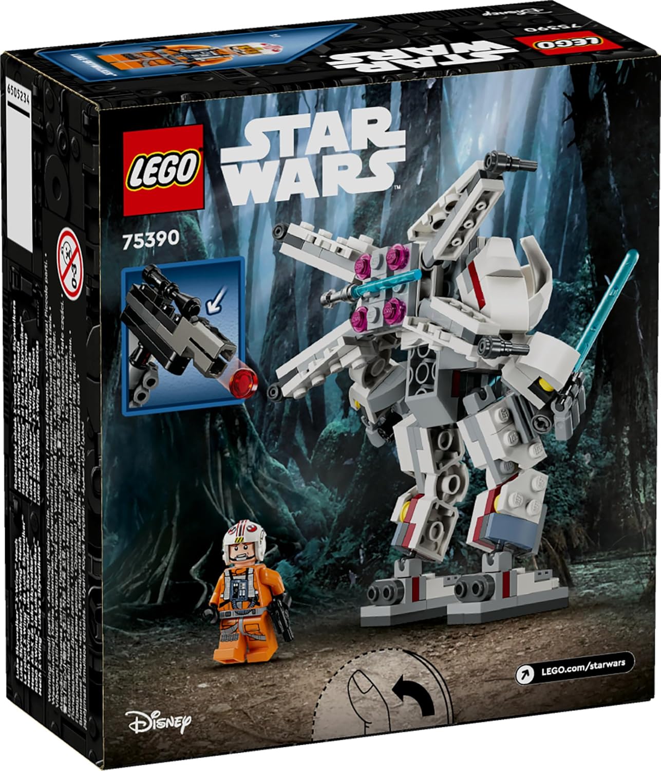 Конструктор LEGO Star Wars Люк Скайуокер Крестокрыл Робот 195 дет. - фото 5